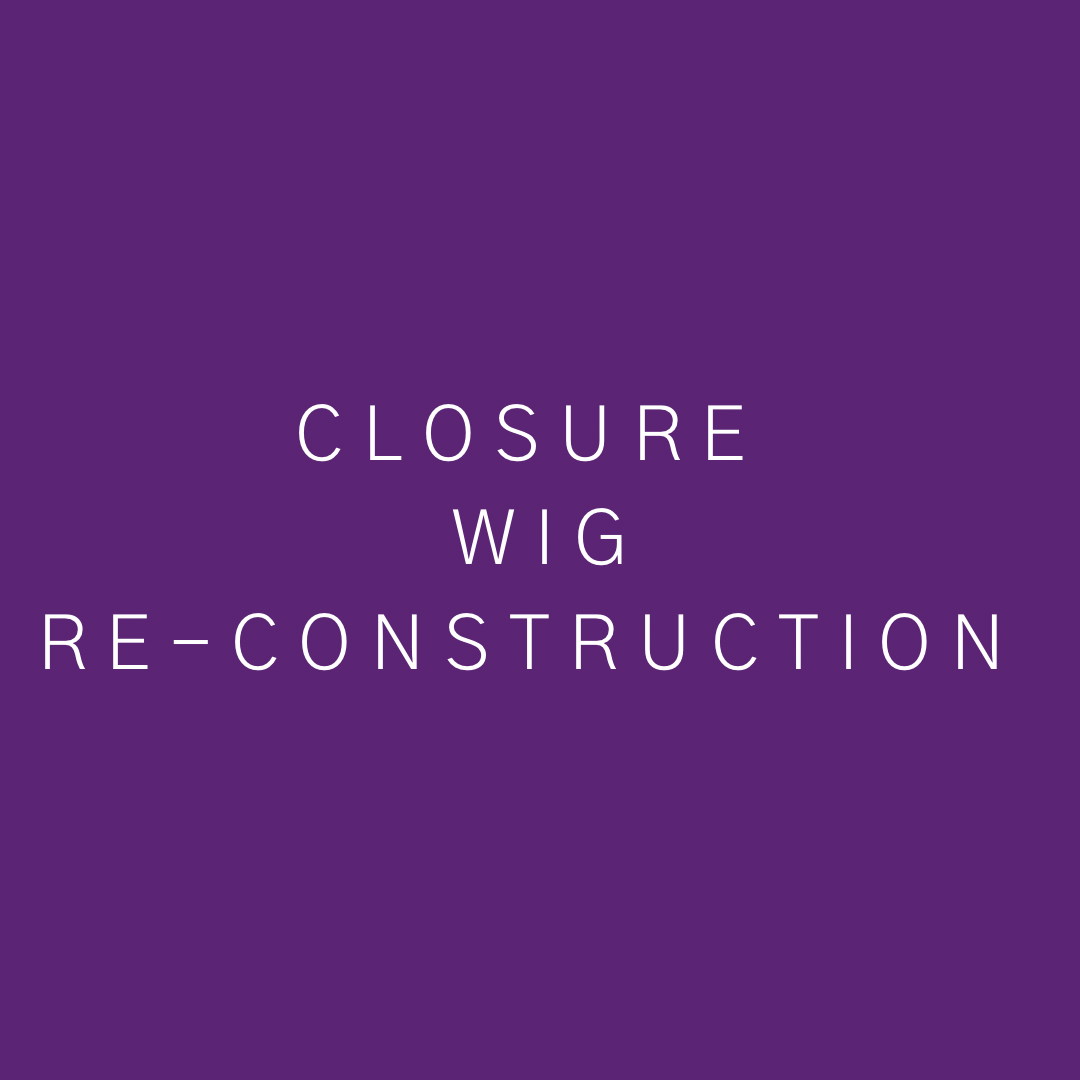 Closure wig reconstruction