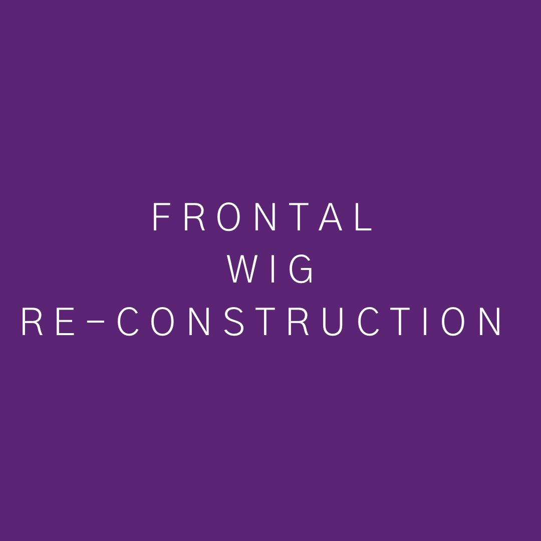 Frontal wig reconstruction